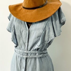 Chambray Vince Camuto Midi Dress M